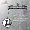 Coradoma Gewürzregal 2er Set für Gewürzgläser Küchen Organizer Gewürzaufbewahrung, Küchenregal Spice Rack 2-tlg, 40x9cm Bild 5