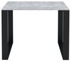 AKKE Esstisch, Esszimmertisch LOFT Schwarze Beinen Küchentisch Bürotisch 2mm-PVC Bild 5