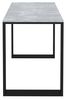 AKKE Esstisch, Esszimmertisch LOFT Schwarze Beinen Küchentisch Bürotisch 2mm-PVC Bild 4