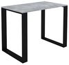 AKKE Esstisch, Esszimmertisch LOFT Schwarze Beinen Küchentisch Bürotisch 2mm-PVC Bild 3