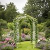 Relaxdays Rosenpavillon Metall Bild 2