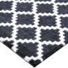 Kurzflor Fußmatte Elegance Schwarz Weiß - 50x70x0,7cm Bild 5