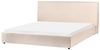 Wasserbett Bouclé LAVAUR 180 x 200 cm Beige Bild 4