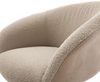Drehstuhl Vinka-Flex mit Armlehnen Materialmix Schlamm Kreuzgestell breit Effektfinish Titan 360° drehbar Wippfunktion Taschenfederkern Bild 5