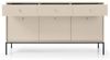 Selsey Monne Sideboard Kommode 3-türig mit 3 Schubladen, Beige im Vintage Look Bild 5