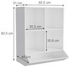 Kinderregal Conny Weiß 65.5 x 82.5 cm Vicco Bild 3