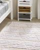 Teppich Baumwolle beige 120x180 cm Kurzflor AHIRLI Bild 2