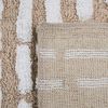 Teppich Baumwolle beige 120x180 cm Kurzflor AHIRLI Bild 5