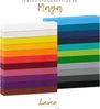 Lavea Spannbettlaken Bettlaken Maya, 180x200cm, 200x200cm, 140x200cm, 160x200cm, 100% Baumwolle Jersey, Gummizug: rundum, (2 Stück), für Matratzen, Topper, Boxspring- und Wasserbetten, weich, langlebig Bild 4