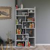 Bücherregal, 'Kuttap', 182 x 22 x 90, Weiß Bild 2