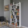 Bücherregal, 'Kuttap', 182 x 22 x 90, Weiß Bild 4