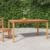 vidaXL Garten-Esstisch 150x90x75 cm Massivholz Teak 316606 Bild 2