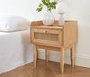 BAÏTA Nachttisch Léon, MDF, Eichenfurnier, buchenholz, L40cm Bild 2
