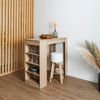 HOME DECO FACTORY Bartisch, stehend, Etageres Cheers, Holz, braun, 115 x 103 x 50 Bild 2