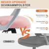 DUMOS Bürostuhl Ergonomisch, Schreibtischstuhl mit Lendenwirbelstütze, Drehstuhl mit Armlehne, Computerstuhl, Höhenverstellbarer Office Chair, Bürostühle Geeignet für Büro und Schlafzimmer (Rosa) Bild 5