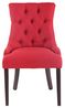2er Set Esszimmerstuhl Aberdeen Stoff antik rot Bild 4