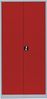 Stahl-Aktenschrank Metallschrank abschließbar Büroschrank Stahlschrank 195 x 92,5 x 50 cm Lichtgrau/Rot 530354 Bild 3