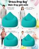 PATCH HOME Patchhome Sitzsack Tropfenform - Türkis für In & Outdoor XXXL 480 Liter - mit Styropor Füllung in 25 versch. Farben und 3 Größen Bild 3