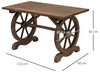 Outsunny Gartentisch Gartentisch im Wagenrad-Design Bild 3