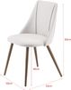 2er-Set Polsterstuhl Danzig Holzfarben Beige en. casa Bild 3