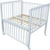 Micoland Beistellbett Beistellbett / Zwillingsbett mit Matratzen und Rädern 90x80 cm LUX Bild 4