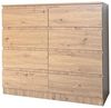 HTI-Living Sideboard Moderne Kommode mit 8 grifflosen Schubladen (Stück, 1 St, 1 Kommode ohne Dekoration), Sideboard Bild 4