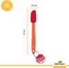 Birkmann Mini Teigschaber Colour Splash, Küchenschaber, Schaber, Silikonkopf mit Kunststoffgriff, Rot, 27 cm, 421738 Bild 2