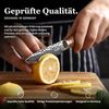 ZAYIKO Damastmesser "OLIVE Officemesser" - 9cm Klinge - Griff: Olivenholz - VG-10 Stahlkern Bild 5