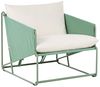 Gartensofa Set 3-Sitzer PONTE Metall Grün Bild 5
