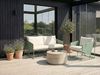 Gartensofa Set 3-Sitzer PONTE Metall Grün Bild 2