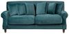 3-Sitzer Sofa Samtstoff blaugrün EIKE Bild 1