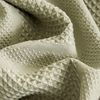 Lanqinglv Bettwäsche 135x200 cm Grün Hellgrün Waffeloptik Waffle Handstricken Stickerei Geometrisch Muster Wendebettwäsche Set aus Mikrofaser,Bettbezugg und 1 Kissenbezug 80x80 cm mit Reißverschluss Bild 4