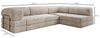 Luxusbetten24 Sofa Designer Sofa Lazy L, mit Aufklappfunktion und Cordbezug Bild 3