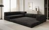 Luxusbetten24 Sofa Designer Sofa Lazy L, mit Aufklappfunktion und Cordbezug Bild 2