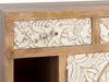 Waschtisch Delhi Mango Massivholz 130x75x50 cm braun massivum Bad-Unterschrank Waschbeckenunterschrank Doppelwaschtisch Badmöbel Boho Stil Bild 4