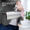 Emsa Isolierkanne Soft Grip, 1 l, (1-St), Quick Tip Verschluss, rutschfester Halt, 12 h heiß, 24 h kalt Bild 3