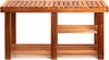 Casaria Schuhregal Schuhbank Schuhablage Regal Akazie Holz Bild 4