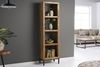 riess-ambiente Standregal IRON CRAFT 176cm natur / schwarz, Einzelartikel 1-tlg, Wohnzimmer · Massivholz · 4 Fächer · Raumtrenner · Schlafzimmer Bild 2