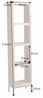 riess-ambiente Standregal IRON CRAFT 176cm natur / schwarz, Einzelartikel 1-tlg, Wohnzimmer · Massivholz · 4 Fächer · Raumtrenner · Schlafzimmer Bild 3