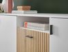 Sideboard Merced in weiß matt und Eiche 200 cm Bild 4
