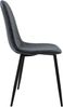 ML-DESIGN Polsterstuhl Esszimmerstuhl mit Rückenlehne, Wohnzimmerstuhl mit Metallbeinen (4 St), Küchenstuhl ergonomisch Anthrazit moderne Design mit Kunstlederbezug Bild 5