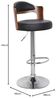 Menzzo Barhocker, schwarz, L43 x T45 x H90-110 cm Sitzhöhe: von 65 bis 85cm Bild 3