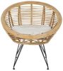 Lounge Set mit Tisch MARATEA CESENATICO Rattan Natürlich Bild 4