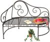 DanDiBo Bank DY140486 aus Metall Gartenbank Sitzbank 2-Sitzer 120 cm Rundbank Parkbank Bild 3