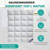 Arktic Kassetten Daunendecke Ganzjahresdecke 100% Daune 135x200 cm A3 Bild 2