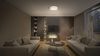 LEDVANCE ORBIS PARIS Deckenleuchte 300mm, beige, E27-Sockel, kann mit smarter Lampe bestückt werden, hochwertiges, modernes Design, mit Stoffschirm, geeignet für Innenräume, rund, IP20 Schutzklasse Bild 2