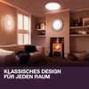 LEDVANCE ORBIS PARIS Deckenleuchte 300mm, beige, E27-Sockel, kann mit smarter Lampe bestückt werden, hochwertiges, modernes Design, mit Stoffschirm, geeignet für Innenräume, rund, IP20 Schutzklasse Bild 4