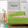 Buymax® Spannbettlaken 60x120 cm Baumwolle 100% Kinderbett Spannbetttuch Baby Bettlaken Jersey, Matratzenhöhe bis 15 cm, Farbe Apfelgrün Bild 2