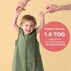 schlummersack Schlafsack Baby Sommer 90 cm dünn Olive | Babyschlafsack Frühjahr Sommer 1. 0 Tog 1 Tog Baby Schlafsack Sommer | Sommer Schlafsack Baby Baumwolle Frühjahr Bild 5