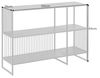 riess-ambiente Bücherregal ARCHITECTURE 120cm graphit · Standregal aus Metall · Marmor-Design, Einzelartikel 1-tlg, Wohnzimmer · 3 Ebenen · 6 Ablageflächen · Aufbewahrung · Raumteiler Bild 3
